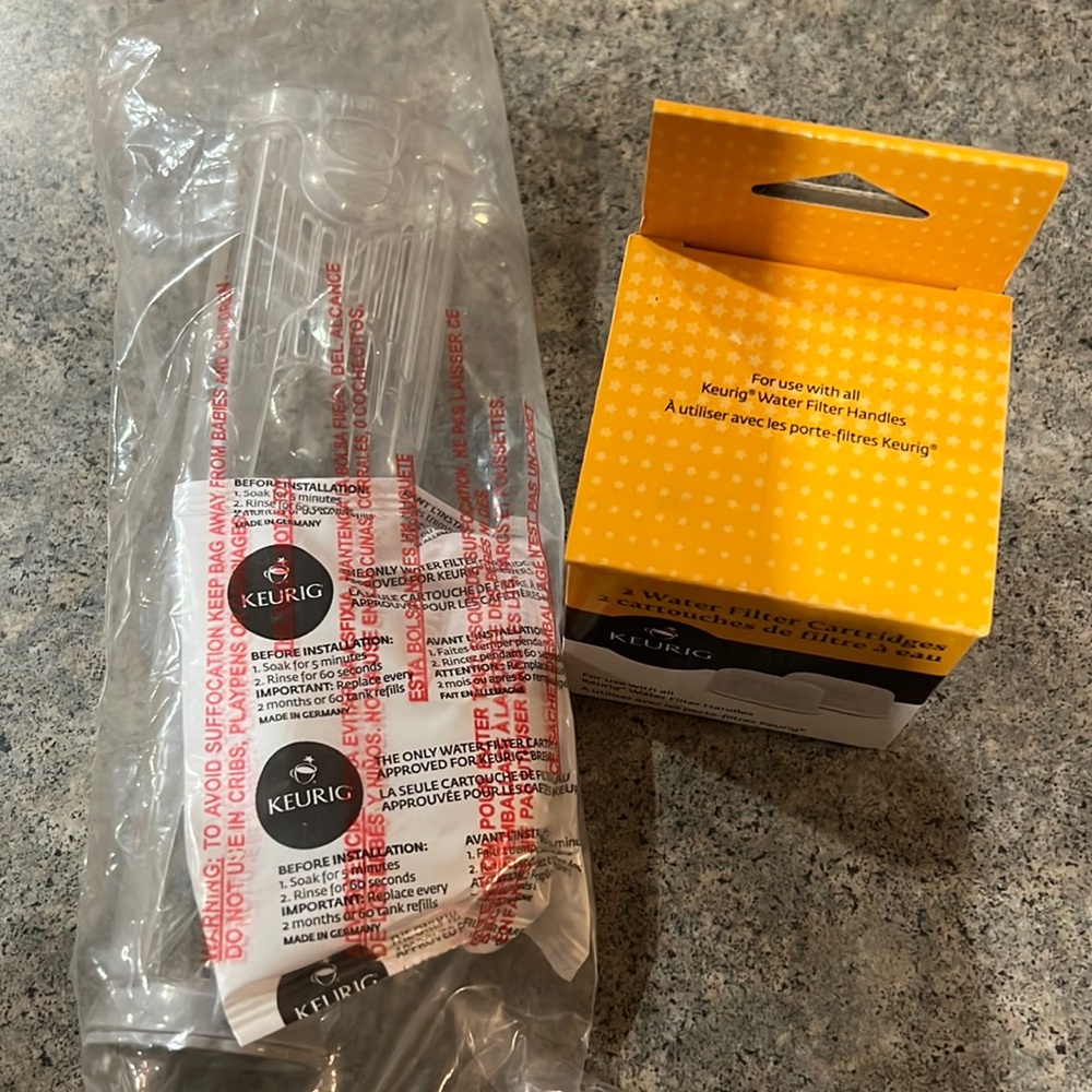 Brand New Keurig 2.0 Side Reservoir Water Filter 2 filters included NEW & SEALED